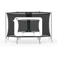 Berg Los veiligheidsnet voor comfort trampoline 330 cm - 4 poten(zonder palen)