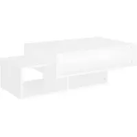 vidaXL Salontafel 105x55x32 cm bewerkt hout wit