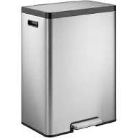EKO EcoCasa II Pedaalemmer 45 l Zilver Roestvrij staal