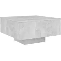 vidaXL Salontafel 60x60x31,5 cm bewerkt hout betongrijs