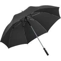 FARE Style 2384 windproof stokparaplu zwart grijs 130 centimeter stormparaplu windproof windbestendig stormproef stormbestendig