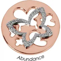 Quoins QMOA-55L-R Disk staal Abundance rosekleurig Large