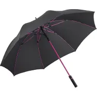 FARE Style 2384 windproof stokparaplu zwart magenta 130 centimeter stormparaplu windproof stormbestendig windbestendig