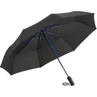 FARE Colorline 5644 extra grote zakparaplu zwart blauw zakparaplu vouwparaplu opvouwbare paraplu windproof windvast stormbestendig stormparaplu reisparaplu