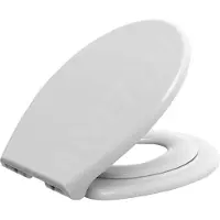 A&n&a aqualine Toiletbril met geïntegreerde kindertoiletbril, Soft Close, Easy Take, wit