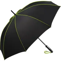FARE 4399 Seam middelgrote golfparaplu zwart limegroen 115 centimeter windproof windbestendig