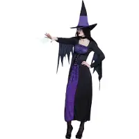 Boland - Kostuum Purple witch (36/38) - Volwassenen - Heks - Halloween verkleedkleding - Heks