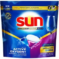 SUN Brilliant Shine All-in 1 Vaatwastabletten 26 Stuks