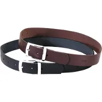 FHB Burkhard Leren riem, enkele doorn Bruin maat 105 cm uniseks
