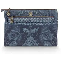 Pip studio Cosmetic Bag Combi Kyoto Festival Indigo Blue 26X18X7.5Cm/22