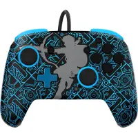 PDP Rematch Glow - Gaming Controller - Jack - Geschikt voor Nintendo Switch - Zelda Sheikah Shoot