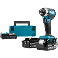 Makita DTD153RTJ 18V Li-Ion Accu Slagschroevendraaier Set (2x 5.0Ah Accu) In Mbox - Koolborstelloos