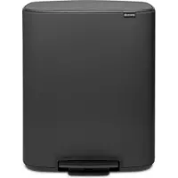 Brabantia Bo Prullenbak - 60 liter - 1 vak - Mineral Infinite Grey