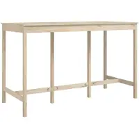 vidaXL Bartafel 180x80x110 cm massief grenenhout