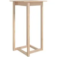 vidaXL Bartafel 60x60x110 cm massief grenenhout