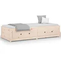 vidaXL Slaapbank 75x190 cm massief grenenhout
