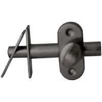 Hardbrass Insteekgrendel/voordeurgrendel Vienna 50mm - PVD gun metal