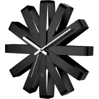 Umbra Ribbon Wandklok Ø 30 cm - Zwart