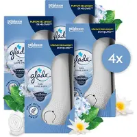 Glade 4x Sense & Spray Houder Pure Clean Linen 18 Ml