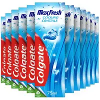 Colgate 12x Colgate Tandpasta Max Fresh Cooling Crystals 75 Ml