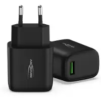 Ansmann 1001-0099, USB-adapterstekker, HOME CHARGER 130Q, zwart