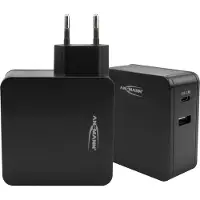 Ansmann Laadstation 247PD (wit, compatibel met Power Delivery, voorzien van Multisafe-technologie)