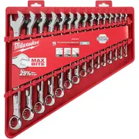 Milwaukee MAX BITE Imperial Ringsteeksleutelset met ratel 15- delig - 4932464996
