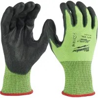 Milwaukee HI-VIS WERKHANDSCHOENEN SNIJKLASSE 5/E - 11/XXL - 1 PAAR