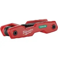 Milwaukee Vouwbare Torx-sleutels - - 4932480979 - 8 maten - Metalen behuizing - Ergonomisch
