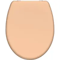 Schutte WC-Bril 82305 BEIGE - Duroplast - Soft Close - Afklikbaar - RVS-Scharnieren - Belastbaar tot 175 kg - Gelakt - Bahama Beige