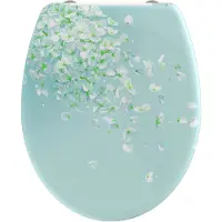 Schutte Duroplast WC-bril FLOWER IN THE WIND met soft-close en quick-release 82381