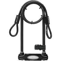 Masterlock U-slot 280mm met kabel 1,2m, geh. staal - 8285EURDPRO