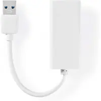 Nedis Netwerkadapter USB A naar RJ45 | (USB 3.0, 1 Gbps, Wit)