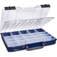 Raaco CarryLite 55 5x10-25/2 DLU Assortimentskoffer (b x h x d) 413 x 58 x 330 mm Aantal vakken: 25 Inhoud 1 stuk(s)