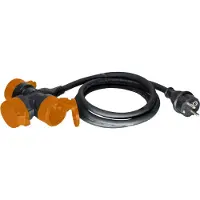 Relectric PRO verlengsnoer 5 mtr 3-voudig 3x1,5mm - RELEC493135 RELEC493135