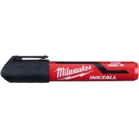 Milwaukee L - Zwarte Inkzall 3 stuks 4932471554 met schuine punt marker