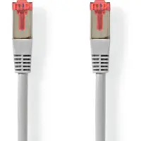 Nedis Cat 6 kabel | RJ45 mannelijk | S/FTP | 5,00 m | rond | PVC | grijs | hanger