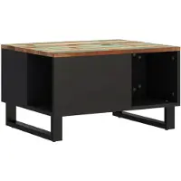 vidaXL Salontafel 60x50x35 cm massief gerecycled hout