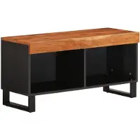 vidaXL Tv-meubel 85x33x43,5 cm massief acaciahout