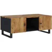 vidaXL Salontafel 100x54x40 cm massief mangohout en bewerkt hout