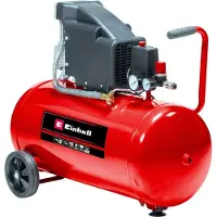 Einhell Elektrische Compressor TC-AC 190/50/8 - 1500 W - 8 bar - 50 L tank - Aanzuigcapaciteit: 165 l/min - Oliegesmeerd