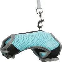 Trixie Verstelbare Huisdier Leash Harnas Kat Hond en Zachte Mesh Wandelharnas Vest Kleding