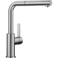 BLANCO Lanora-S roestvrij staal geborsteld/inox brossé LD/BP