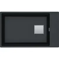 Franke Kubus 2 - Fragraniet spoelbak KNG 110-62, 76x46 cm, onyx 125.0512.515