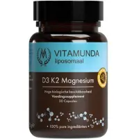 Vitamunda Liposomale Magnesium D3 K2 Vegan 30cap