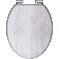 Schutte MDF WC-bril LIGHT WOOD met soft-close 80192