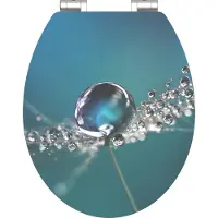 Schutte MDF High Gloss WC-bril WATER DROP met soft-close 80544