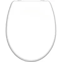 Schutte WC-Bril 82300 WHITE - Duroplast - Soft Close - Afklikbaar - RVS-Scharnieren - Belastbaar tot 175 kg - Gelakt - Wit