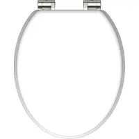 Schutte Houten kern WC-zitting WHITE met softclose | wit - 84100 84100
