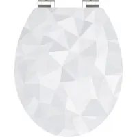 Schutte MDF High Gloss WC-bril DIAMOND met soft-close 80545